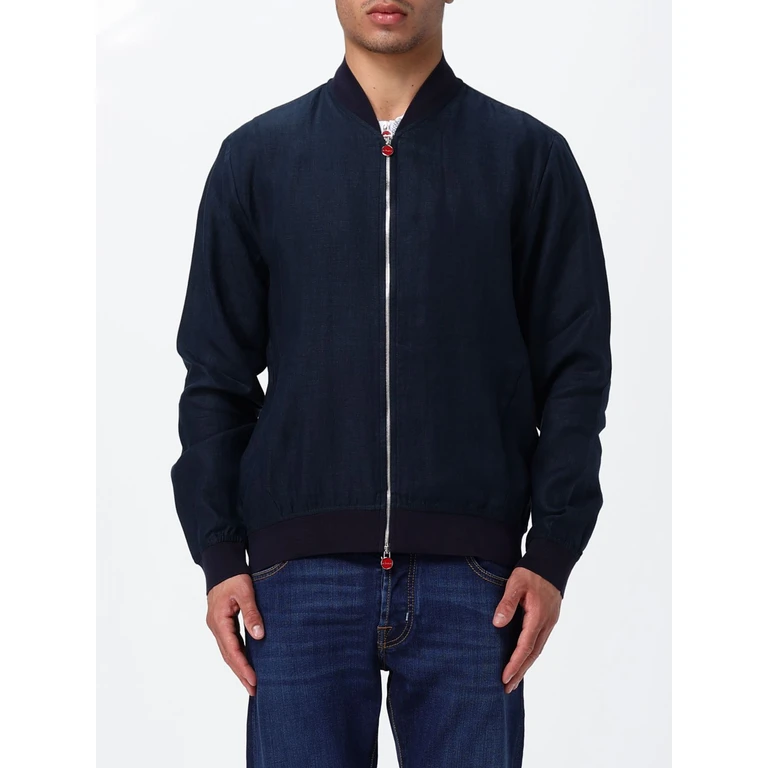 Linen Bomber Jacket with Elasticated Collar and Zip Closure (UGO001H096900100P)
