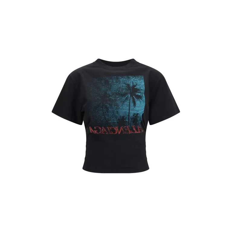 Black Cotton T-Shirt - Women