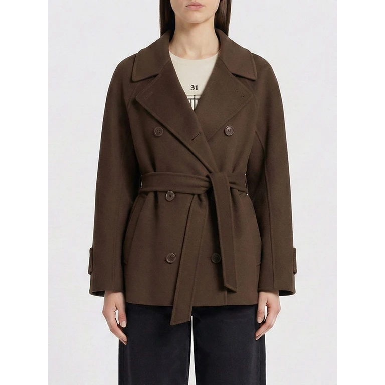 Coat Woman color Brown (2619081041600071)