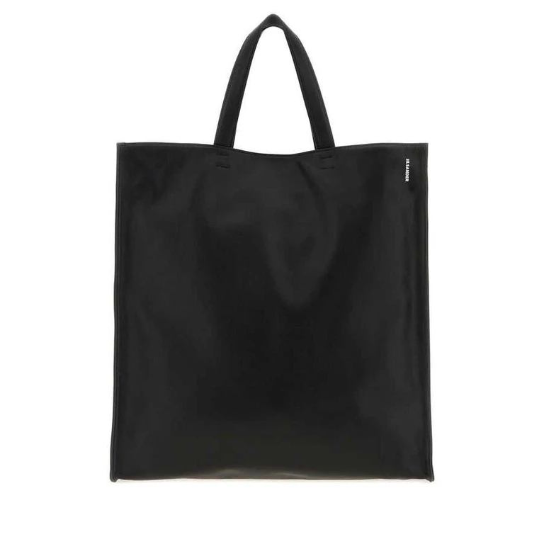 Large Light Smooth Calfskin Leather Tote Bag with Double Handle (J26WC0031P9300001)