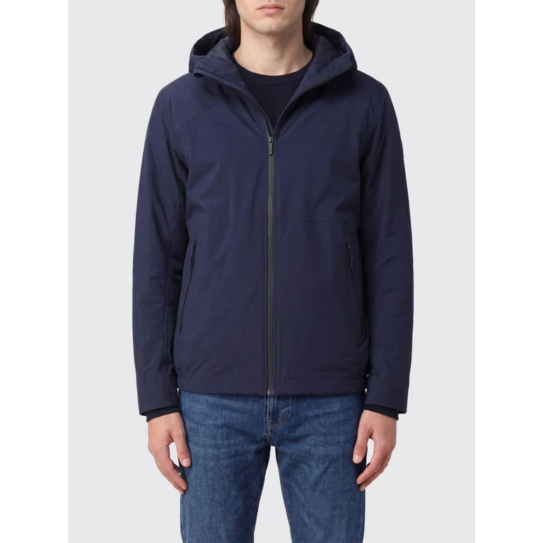 Short Hooded Windbreaker Jacket in Nylon with Zip Closure (X000009478PASSPORT)