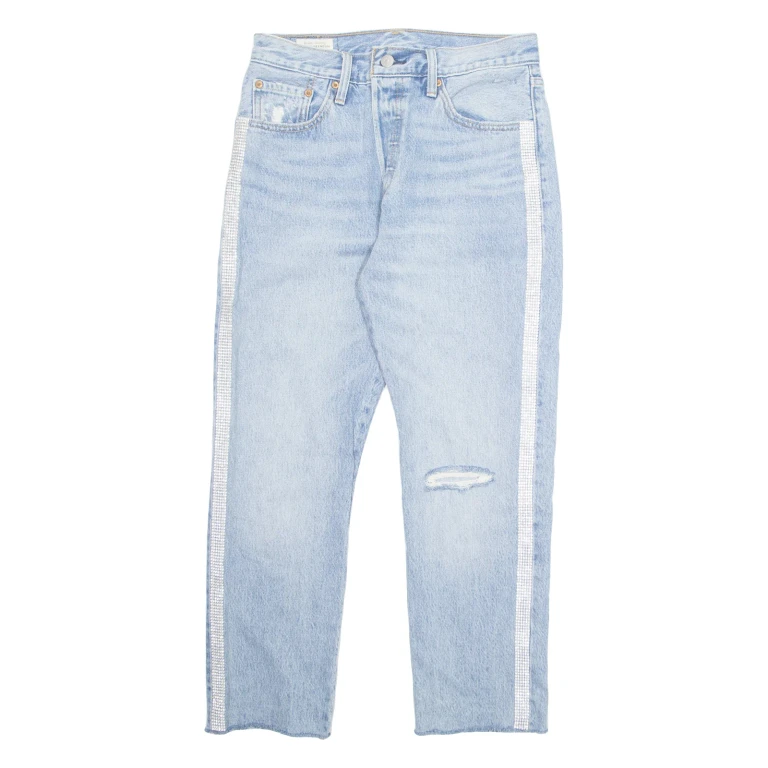LEVI'S 501 BIG E Jeans Womens Blue Regular Straight W27 L26