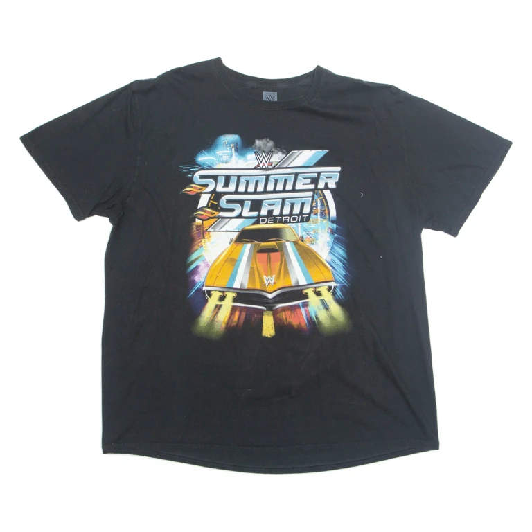 WWE Summer Slam Mens T-Shirt Black XL