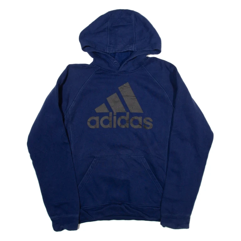ADIDAS Mens Blue Hoodie M