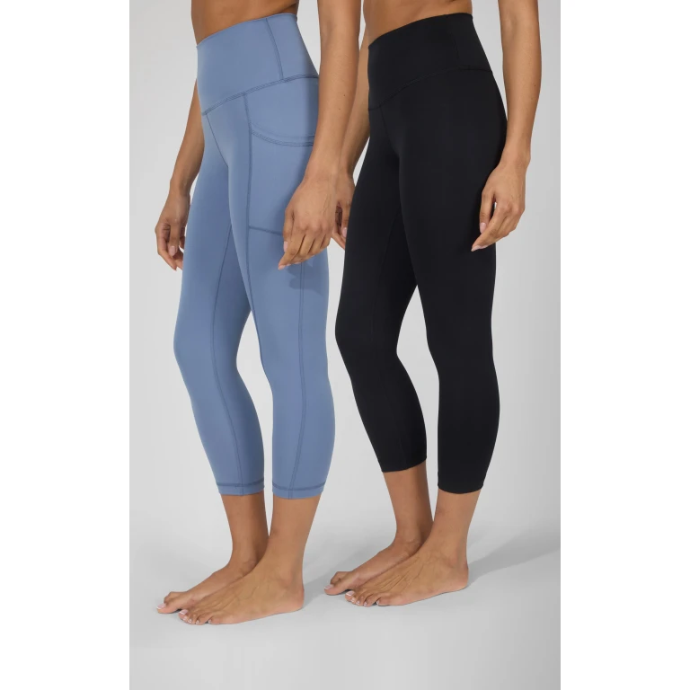 2 PK Interlock Side Pocket and Everyday Capris
