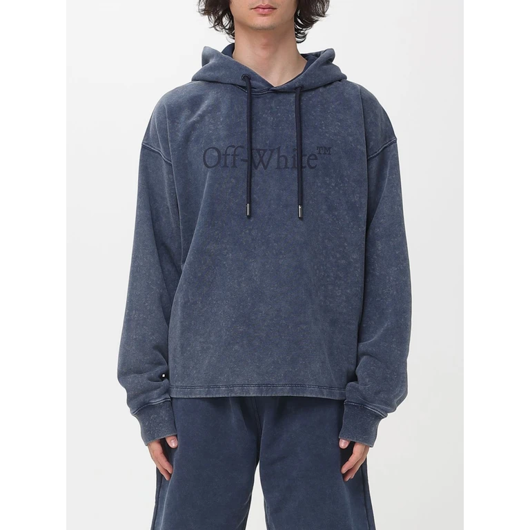 OFF-WHITE Sweatshirt Men color Blue (44MBB12MS26F0030401)