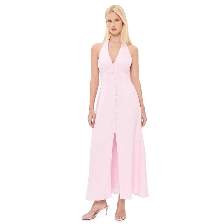 LoveShackFancy Lovis Dress Potpourri Pink XL
