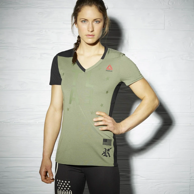 Women's Train Like A Fighter Mma V-Neck Tee