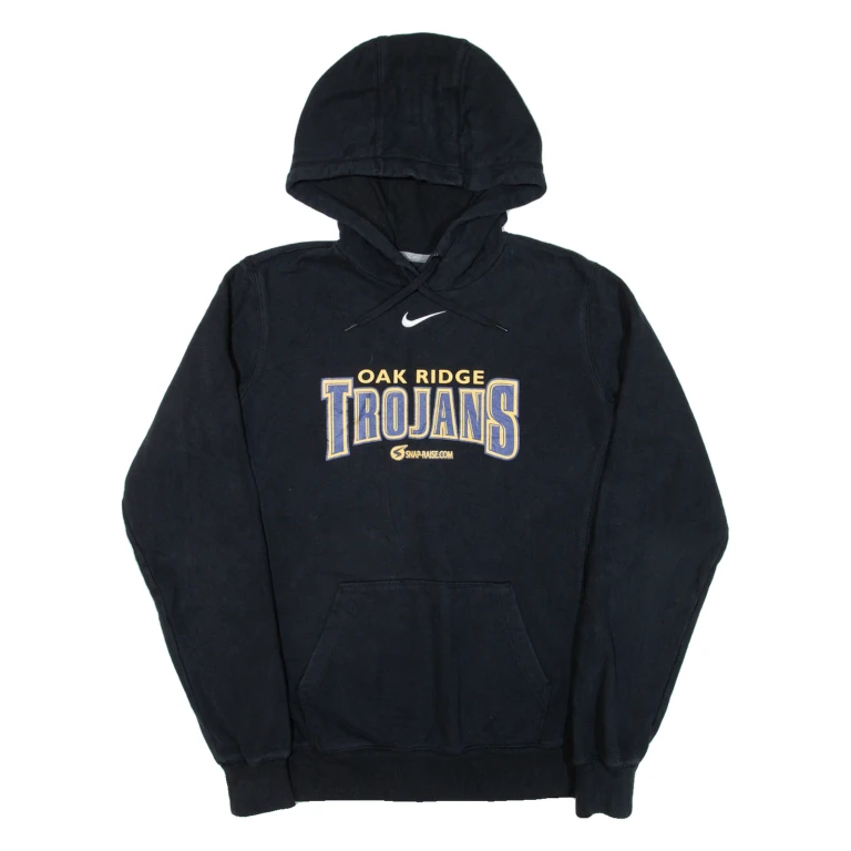 NIKE Oak Ridge Trojans Mens Black Hoodie USA M
