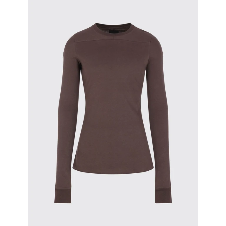 RICK OWENS + MONCLER T-Shirt Woman color Brown (MU01F8D0189AHD256)
