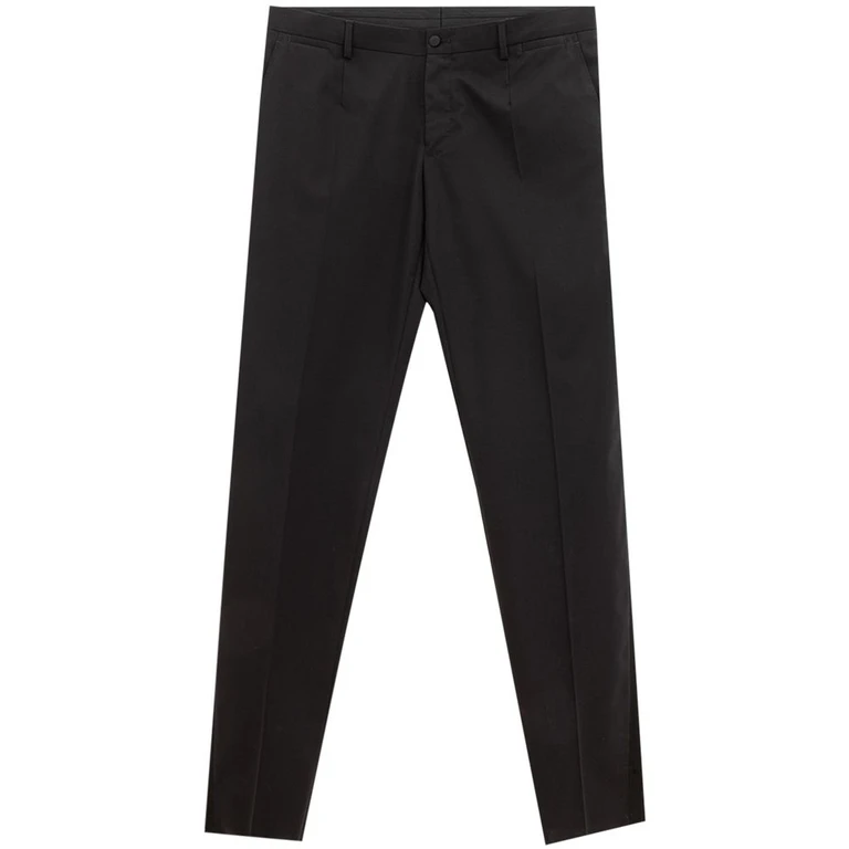 Dolce & Gabbana Black Wool Dress Pants - Men