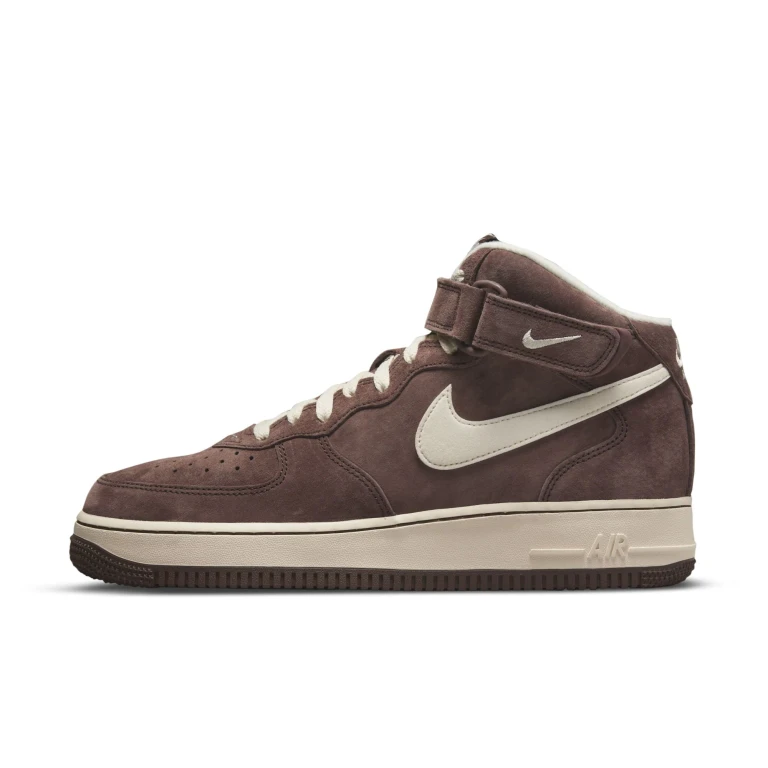 Men's Air Force 1 Mid Qs 'Chocolate' Sneakers