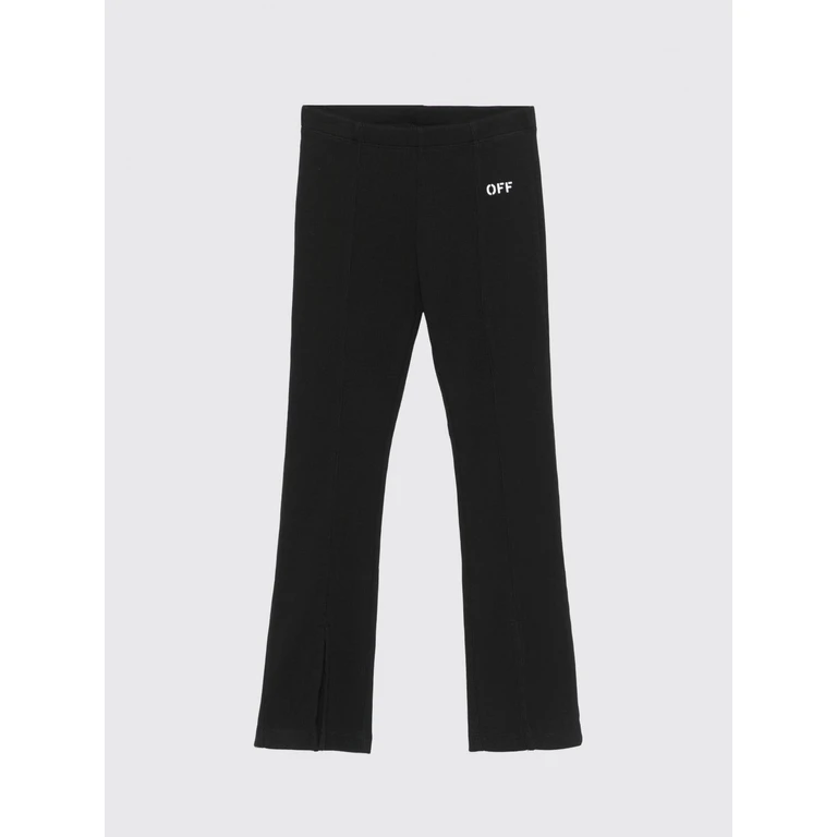 OFF-WHITE KIDS Pants Kids color Black (OGCA009S25JER0011001)