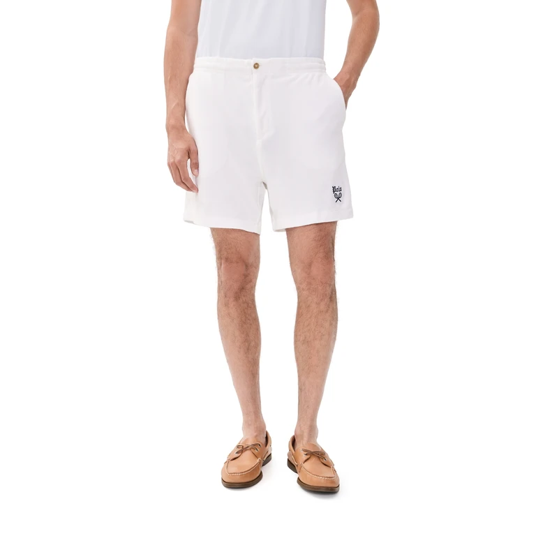 Polo Ralph Lauren Lightweight Terry Prepster Tennis Logo Shorts 6 White XXL