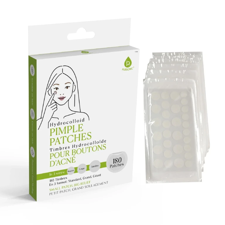 Hydrocolloid Pimple Patches - Multi-Size Blemish Care for Faster Healing