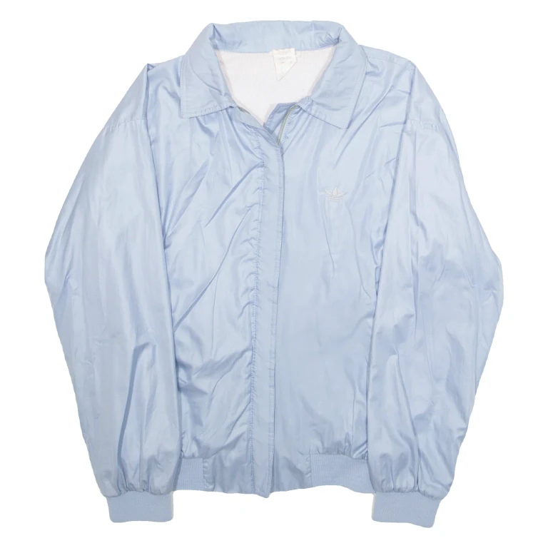 ADIDAS Womens Shell Jacket Blue Nylon M