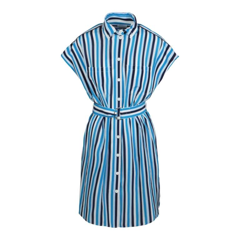Nella Striped Shirt Dress