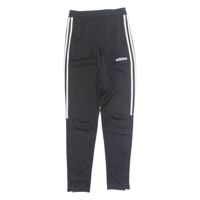 ADIDAS Climalite Mens Track Pants Black Skinny S W25 L30