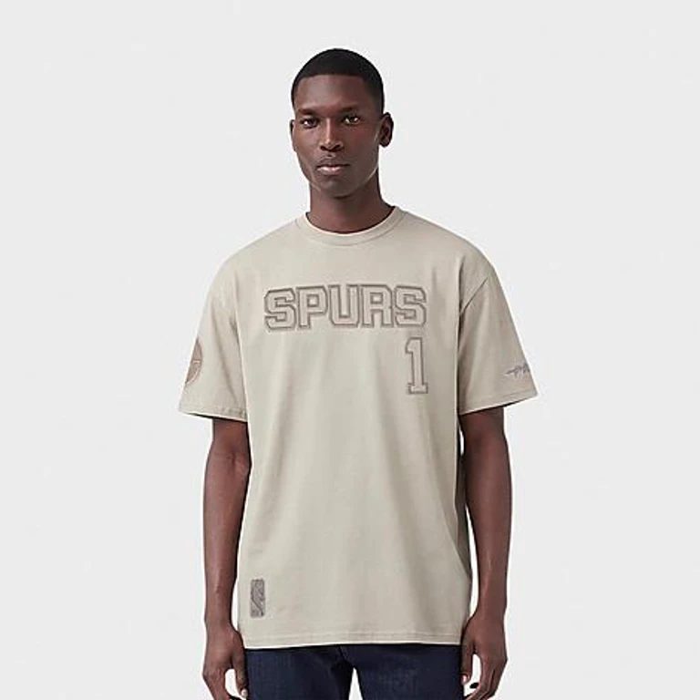 Pro Standard Men's Victor Wembanyama San Antonio Spurs NBA Neutral T-Shirt in Taupe Size: Small