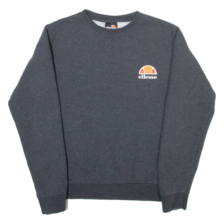 ELLESSE Womens Sweatshirt Grey UK 6