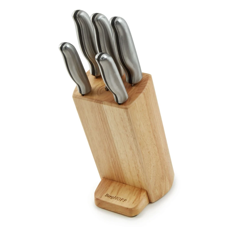DiNA Entity 6pc Stainless Steel Knife Block Set