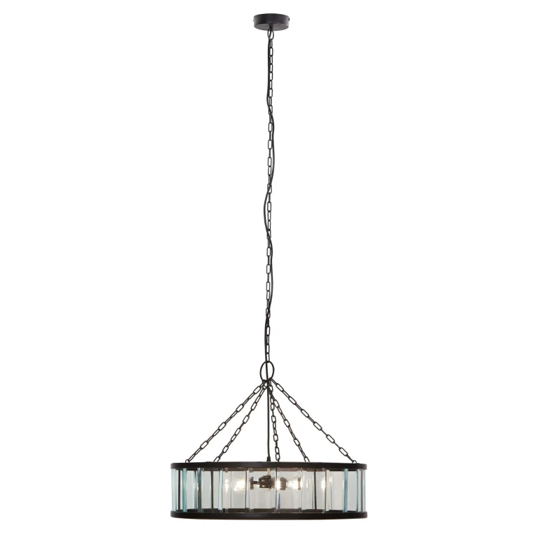 River of Goods Hanging Pendant Lighting - Black & Clear