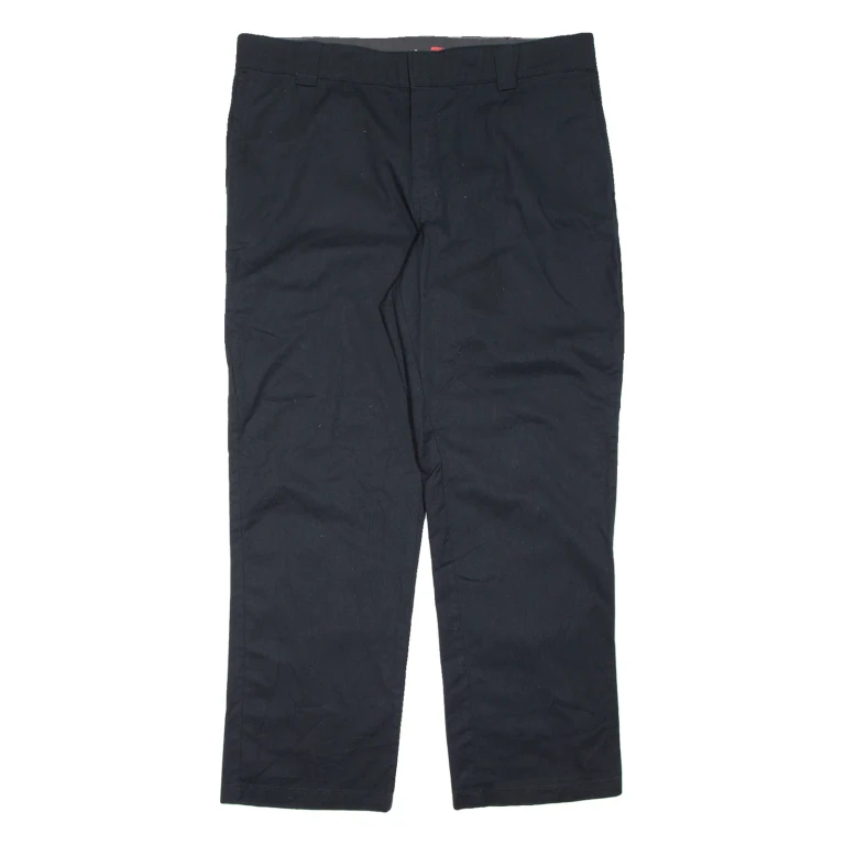 DICKIES Chino Mens Trousers Black Regular Straight W40 L31