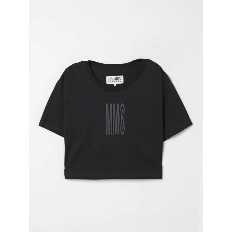 MM6 MAISON MARGIELA T-Shirt Kids color Black (M60806MM04IM6900)