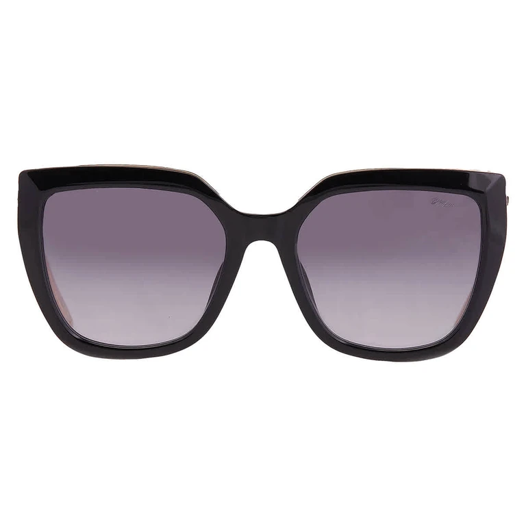Chopard Grey Cat Eye Sunglasses SCH319M 0BLK 54
