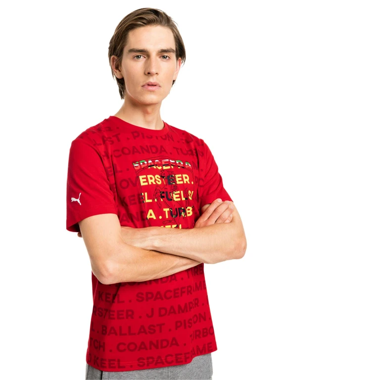 Men's Sf Scuderia Ferrari Big Shield Tee
