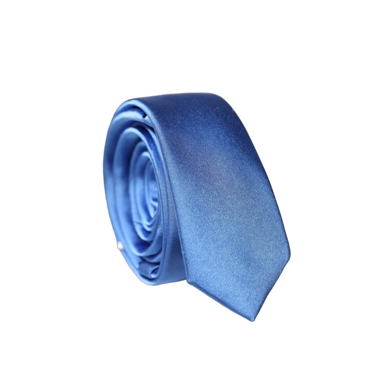 Dolce & Gabbana Blue White Geometric Silk Adjustable Men Tied Necktie Tie - Men