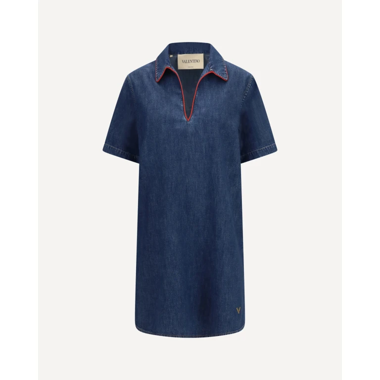 Chambray denim Dress Female 44
