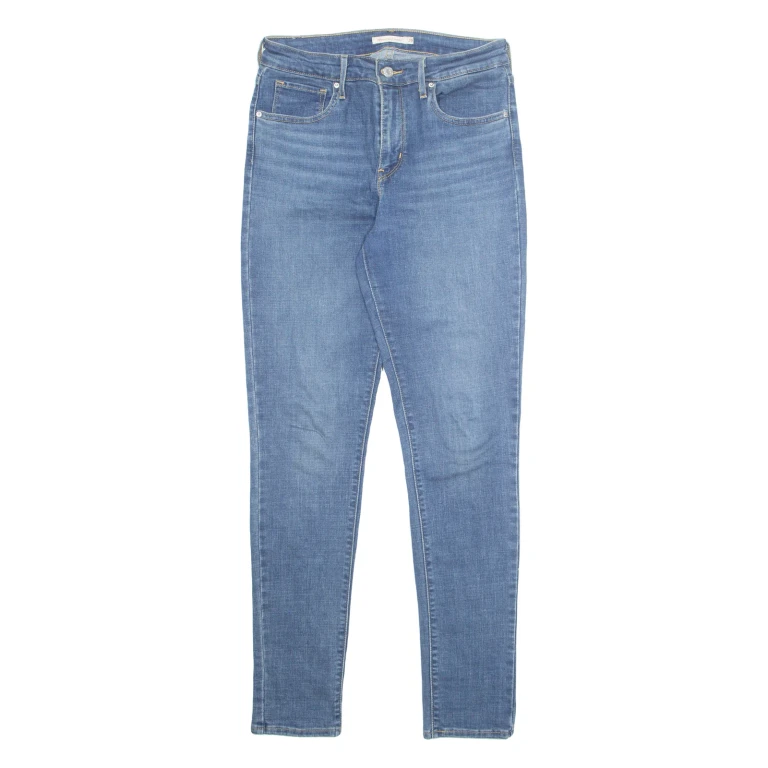 LEVI'S 721 Womens Jeans Blue Regular Skinny Stone Wash W29 L32