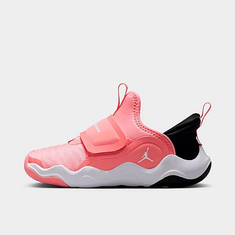 Little Kids 23/7.2 EasyOn Casual Shoes in Pink Gaze/White/Black Size: 1.0