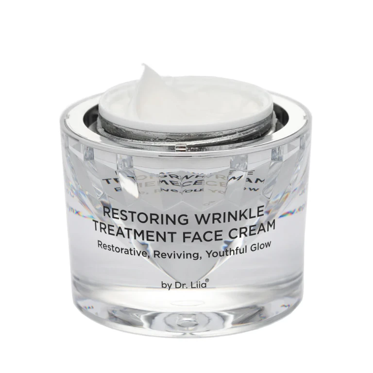 Restoring Wrinkle Treatment Face Cream - Vegan, Hypoallergenic, Gluten-Free Anti-Aging Formula
