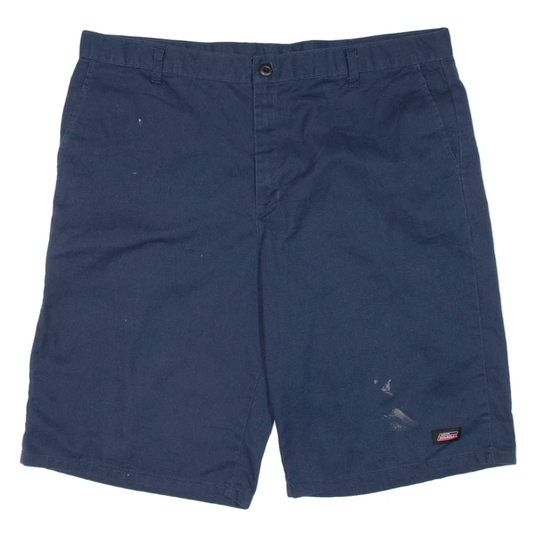 DICKIES Mens Workwear Shorts Blue Relaxed XL W40