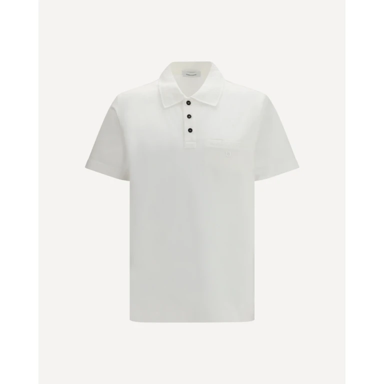 FERRAGAMO Cotton Polo Shirt Male L