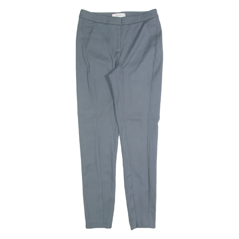 REISS Darla Womens Trousers Blue Slim Skinny W26 L28