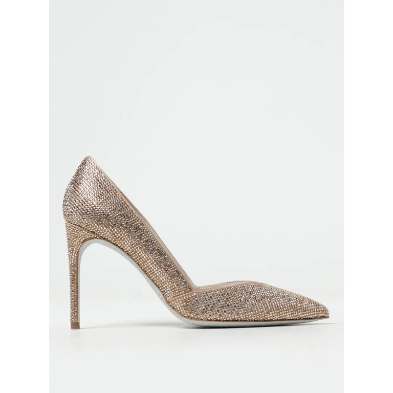 René Caovilla Vivienne Satin Pumps with Rhinestones (C11521100R001Y059)