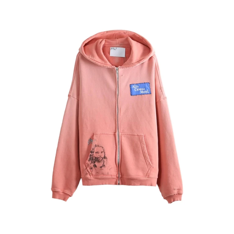 Paly Hollywood Alta Cienega Distressed Hoodie