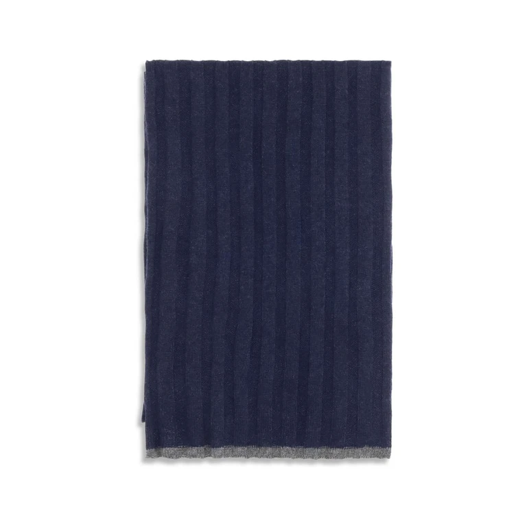 Brunello Cucinelli Blue Cashmere Foulard Accessory - Men