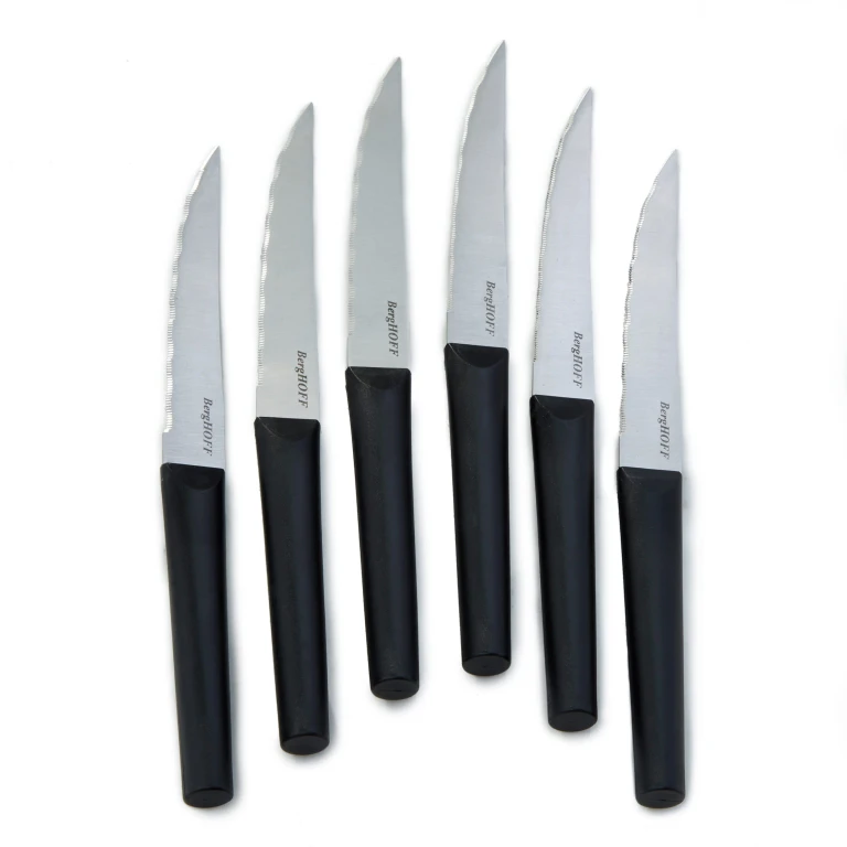 DiNA Matrix 6Pc Stainless Steel Steak Knife Set, 4.5"