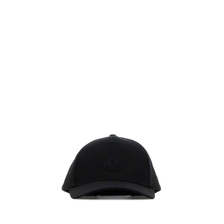 Black Cotton Baseball Cap 999 Base Fabric: Cappelli - Men