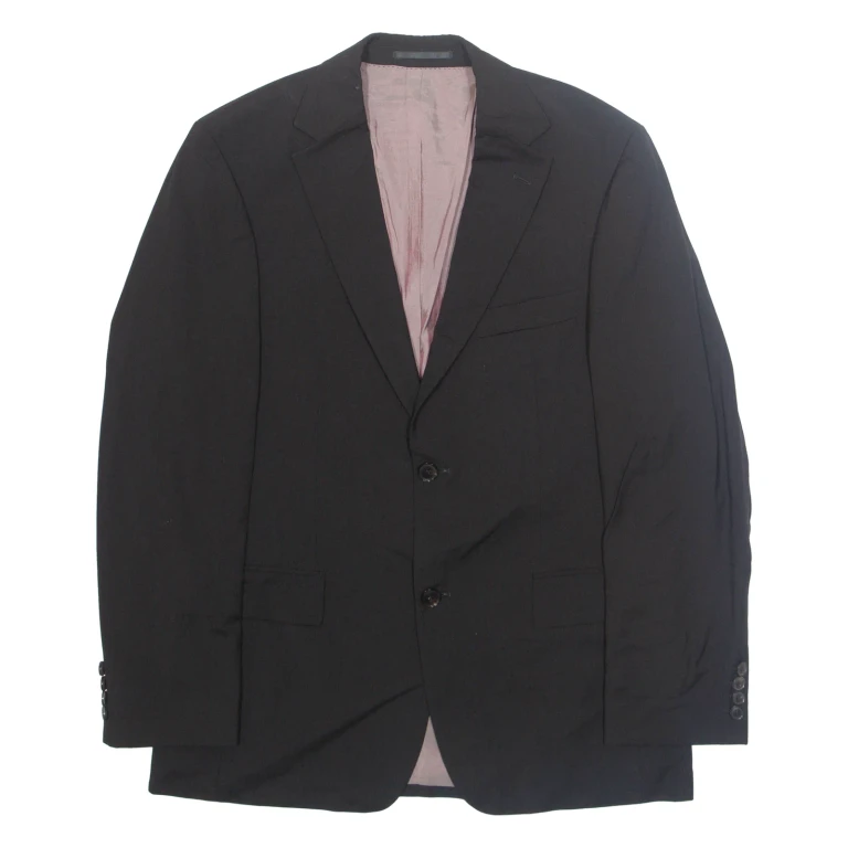 BOSS Mens Blazer Jacket Black L