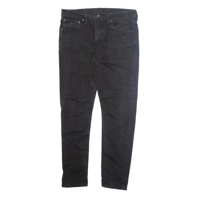 LEVI'S 512 Jeans Mens Black Slim Tapered W33 L32