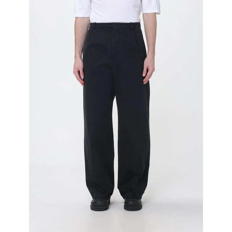 Wide-Leg Cotton Trousers with Off-Center Closure (J22KA0360J45369001)