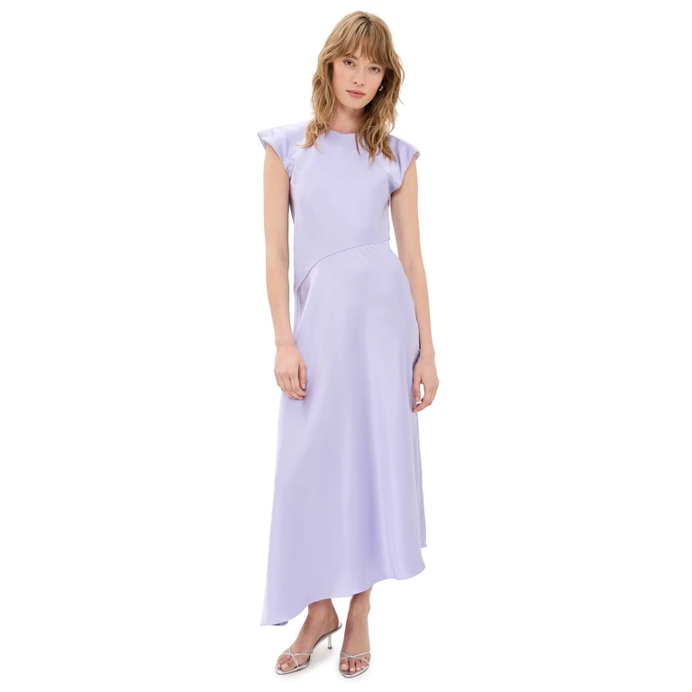 Tanya Taylor Violeta Dress French Blue/Cream 12
