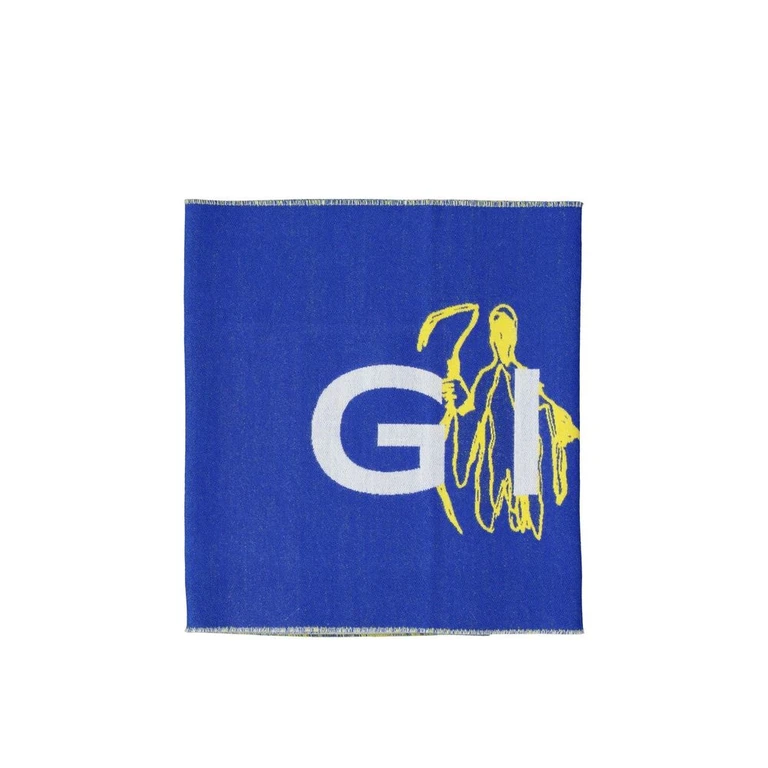 Givenchy Blue Silk Scarf - Men