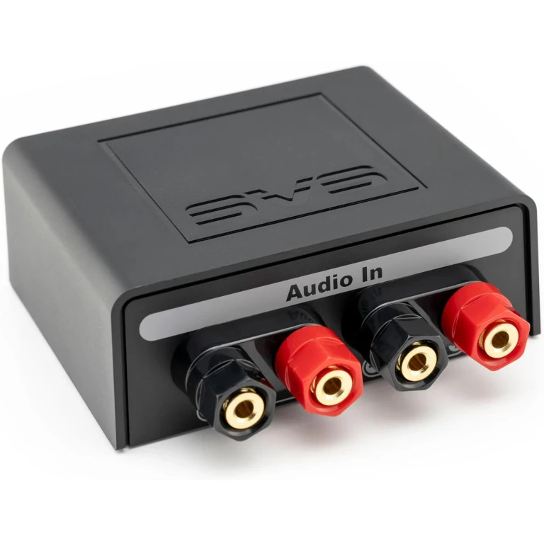 SoundPath Speaker Level Subwoofer Adapter, Home Audio Line Out Converter, Stereo RCA Output