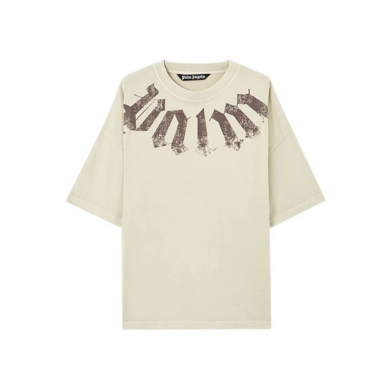 Palm Angels T-Shirt - Beige (PMAA10DS26JER0026160)